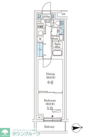 【防音マンション】プラネソシエプラス桜台の物件間取画像